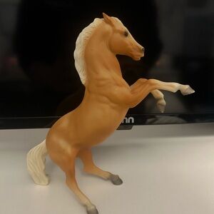 Breyer Tan and White Rearing Horse Figurine